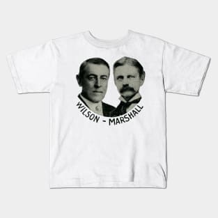 1916 Elect Woodrow Wilson and Thomas Marshall Kids T-Shirt